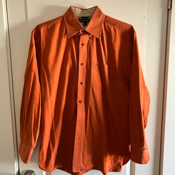 Lot of 3 Tommy Hilfiger Button Down Dress Shirts Size Medium - Picture 8 of 14